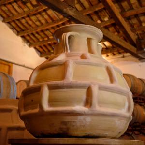 Fermentació del vi Amphora xarel·lo en àmfores
